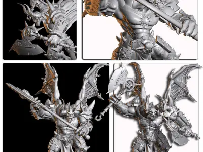 Doombringer toy of demon 3D model