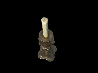 Candle Stand  3D model Low-poly 3D model