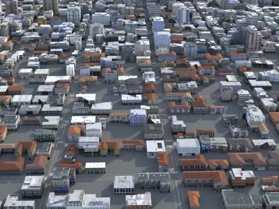 City 117 Low-poly 3D model
