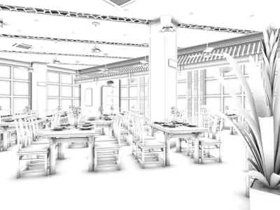 Business - Food Beverage 7-0134 3D model