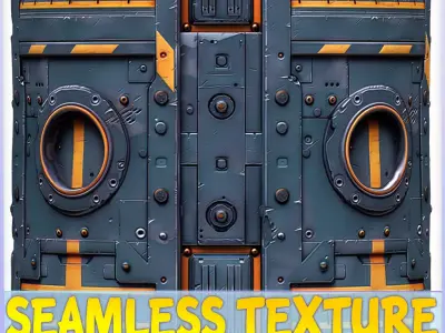 Sci-FI Seamless Texture Texture 22