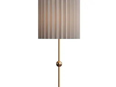  Marceau Boule Polished Brass Table Lamp 3D model