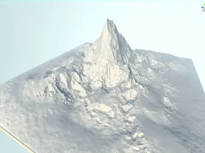 Massive Mountain Seamless 3D model