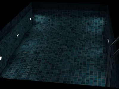 Swimming Pool Low-poly 3D model