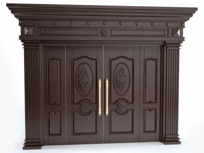 Double Door 02 3D model