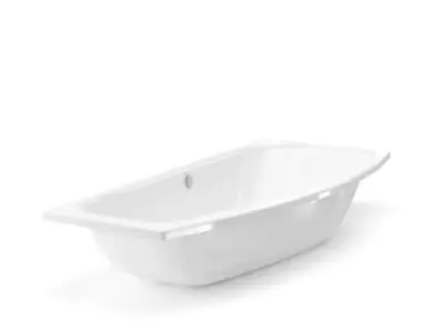White Bathtub 3D model