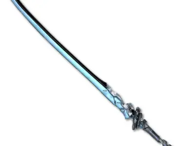 Sci-fi Sword Pack Low-poly 3D model