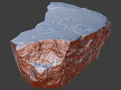 Cinder Debris Low-poly 3D model