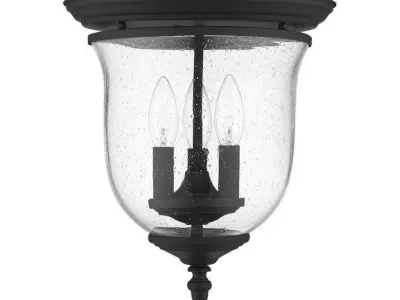 Aaven Glass Flush Mount Free 3D model