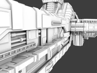 Starship Endevour 3D model