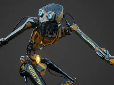 IXARUS SCI-FI 3D MID POLY 3d MODEL Game Ready Low-poly 3D model