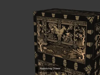 Korean Traditional Modeling Collection 3D Model Pack
