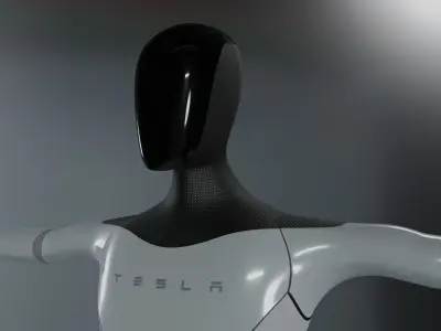Tesla BOT Low-poly 3D model