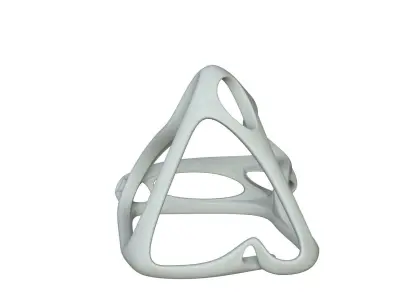 SciFi Cube Object No 62853 Low Poly Shape Low-poly 3D model