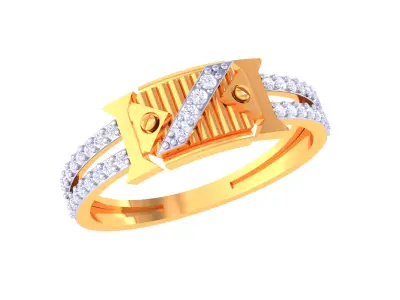 Women Ring  Render 3dm STL OBJ FBX Details 3D print model 413