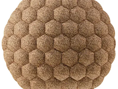 Wood Waste and Cocoa Husks - Acoustic Wall Tile Texture