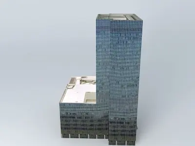 25 Bank Street, London Free 3D model