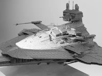 Stealth Assassin Cruise Ship 4 3D model