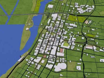 Memphis City 3D model