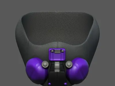 Gad mask respirator scifi futuristic 3d model  Low-poly 3D model