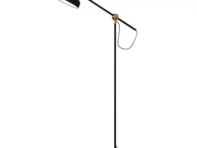 RANARP Outdoor reading lamp black 3D model