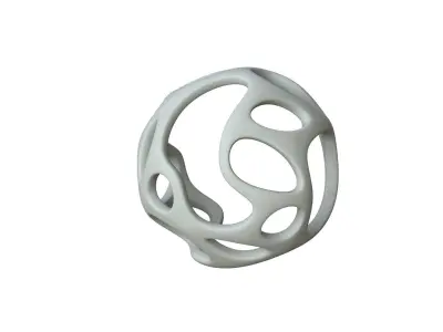 SciFi Cube Object No 21488 Low Poly Shape Texture