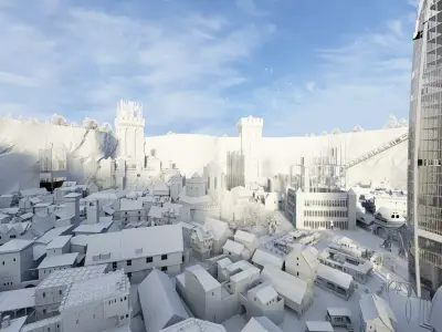 Fantasy City 3D model