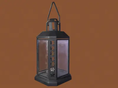old lantern 3D model