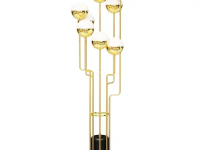 Outdoor designer lamp Niku by Brabbu 3D model