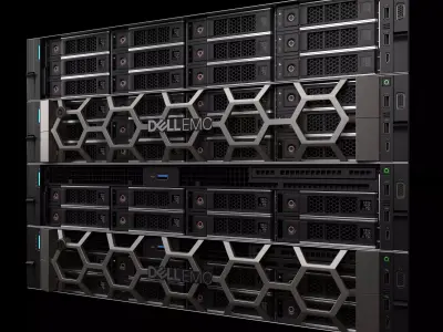 Data Server and Network Rack 3D model