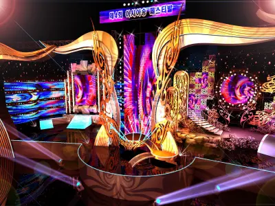 Concert Stage 4 3D model