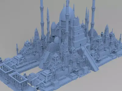 Kingdom of Flames City  3D model