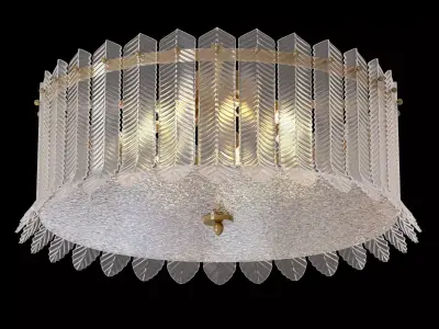 SELVAR CH Ceiling Chandelier Low-poly 3D model