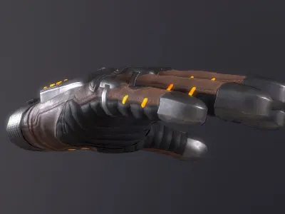 SciFi Glove - Searcher Low-poly 3D model