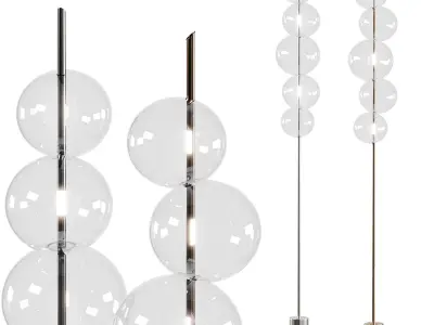Silvio Mondino Chemistry Grandine Floor Lamp 3D model