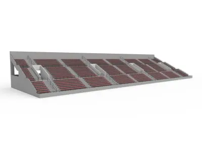 Collection Stadium Tribune 3 3D Model Pack