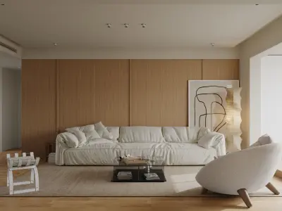 apartment interior scenes          3D model purchase