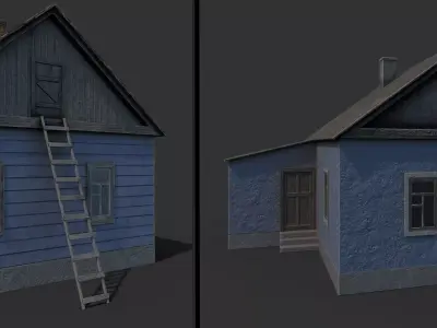 Village buildings pack