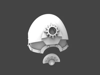 Modular Reinforced Shoulderpads 3D print model