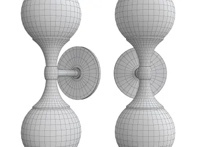 Hudson Valley Astoria Wall Sconce Low-poly 3D model