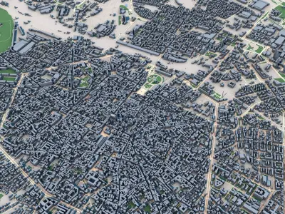 Bologna City Italy 3D model