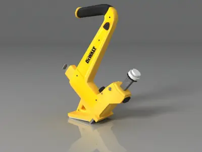 DEWALT Manual Flooring Cleat Nailer DWMFN-201 Low-poly 3D model