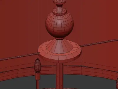 Bryanna 3 Light Chandelier 3D model