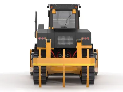 Generic Bulldozer 02 3D model