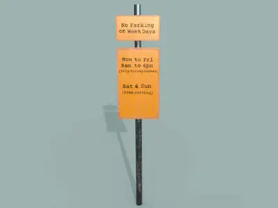 Sign Post 3D model