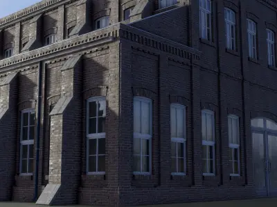 European Building 20 Low-poly 3D model