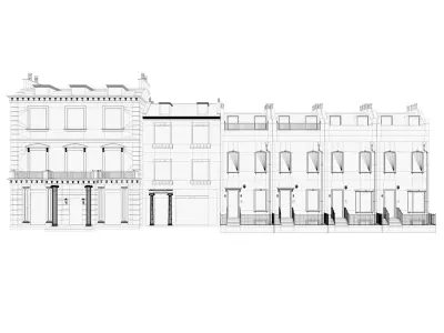 London houses 4 3D model