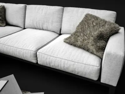 Sofa Set - The Balmoral Collection 05 3D model