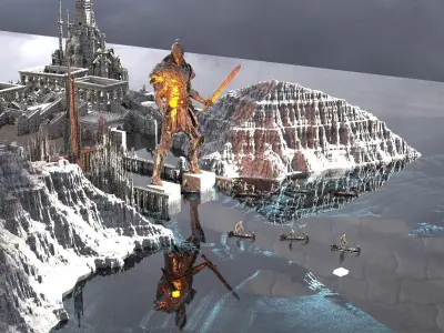 Colossus Of Rhodes  City Kit bash 3D model