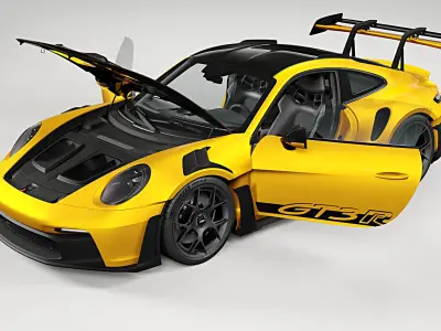  2023 Porsche 911 GT3 RS Yellow 